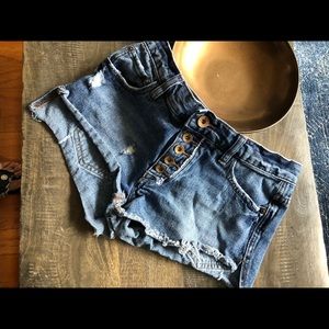 Free People Jean shorts